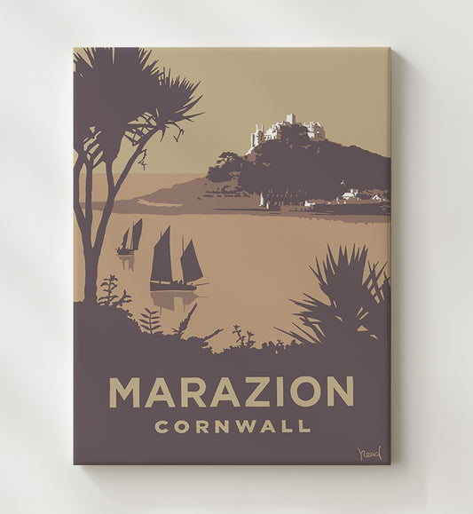 Marazion Cornwall - Travel - 20x24 Canvas