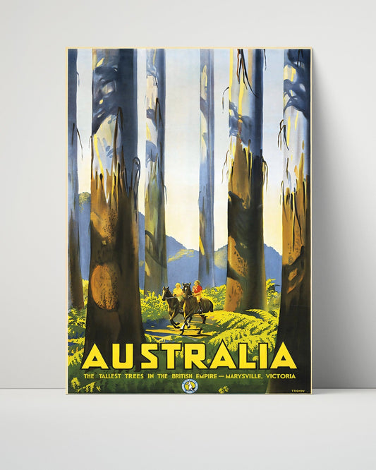 Classic Travel Unframed Poster -  Marysville - Victoria