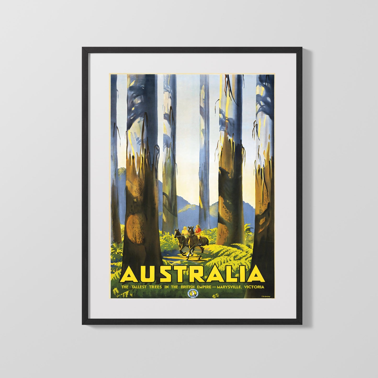 Classic Travel Poster - Marysville - Victoria