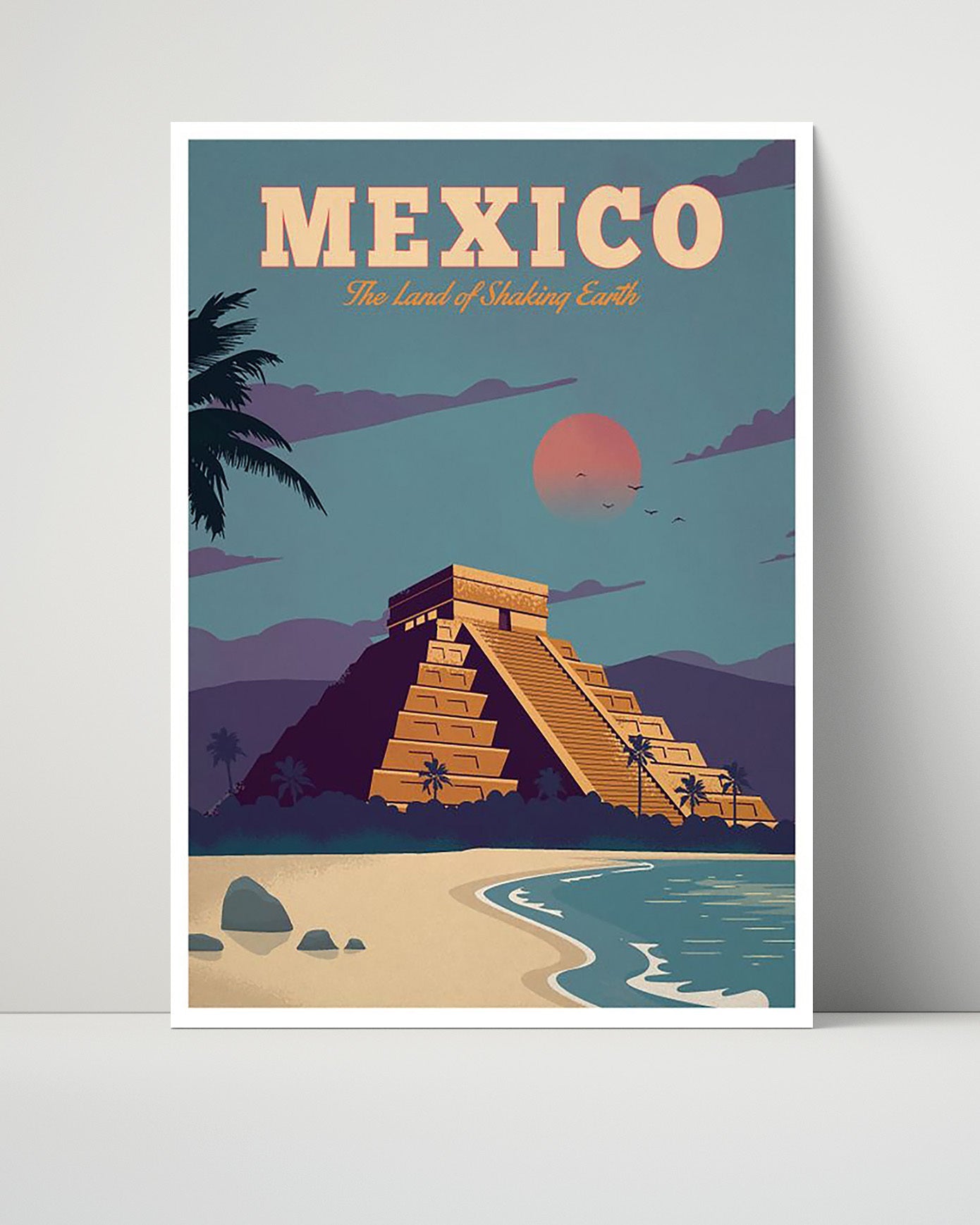 Classic Travel Poster - Mexico - Chichen Itza
