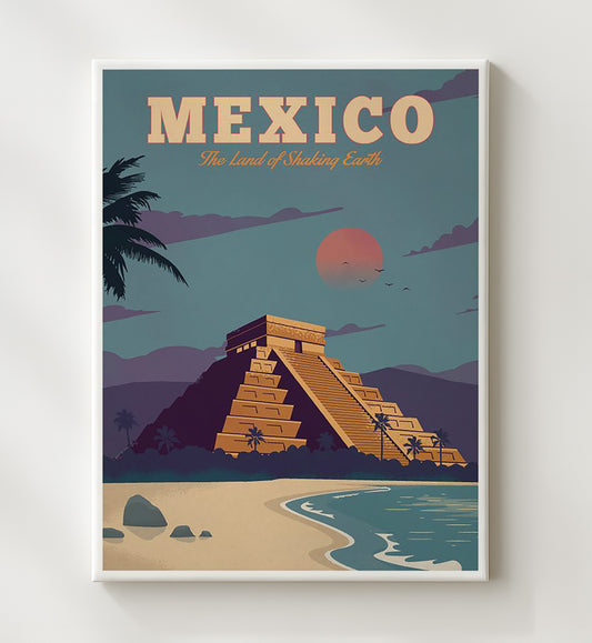 Mexico Chichen Itza - Travel - 20x24 Canvas