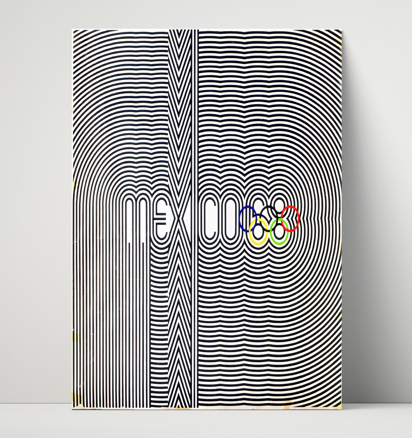 Mexico City 1968 Olympics 20x24 Vintage Travel Print 16x20 Unframed Print travel wall art print