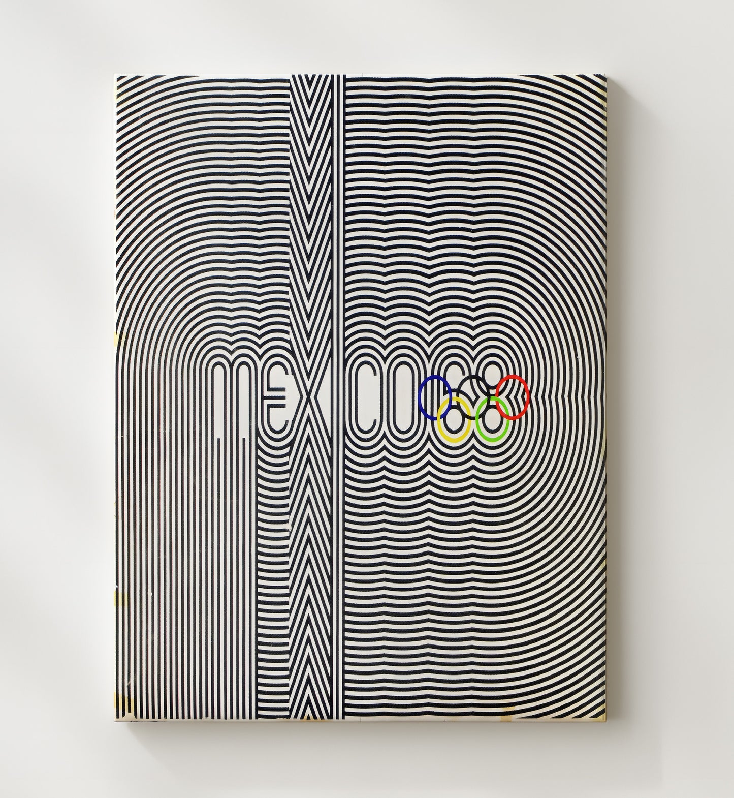 Mexico City 1968 Olympics 20x24 Vintage Travel Print 20x24 Canvas travel wall art print
