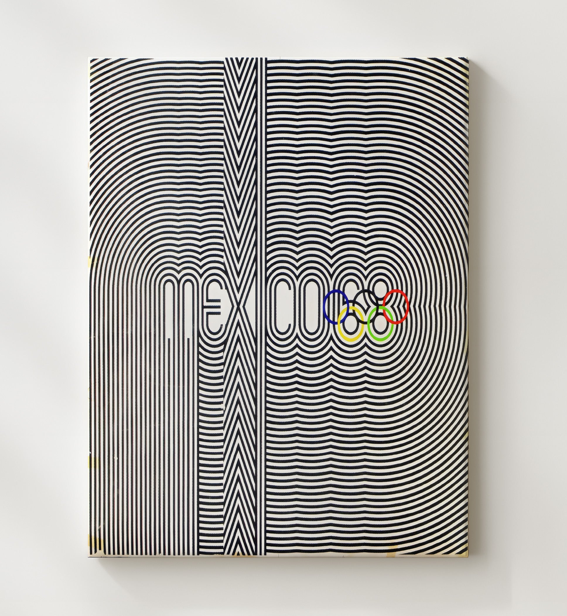 Mexico City 1968 Olympics 20x24 Vintage Travel Print 20x24 Canvas travel wall art print