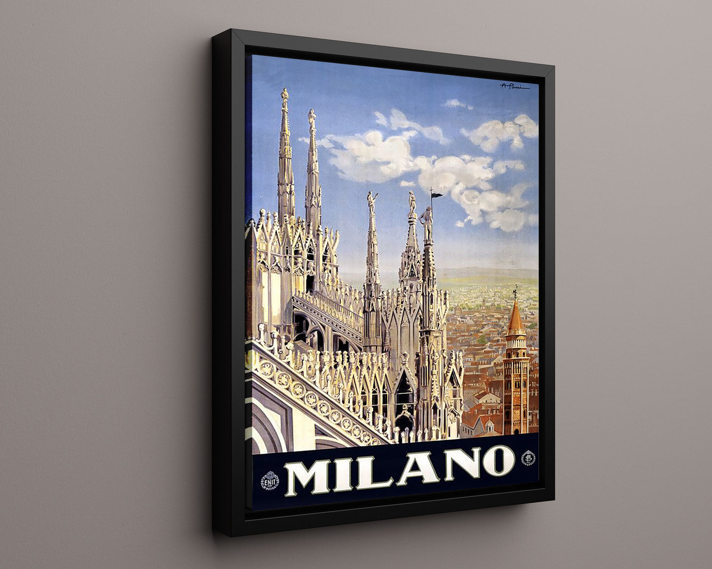 Classic Travel Poster - Milan - Duomo di Milano