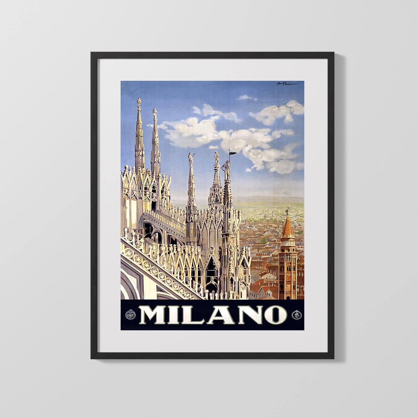 Classic Travel Poster - Milan - Duomo di Milano