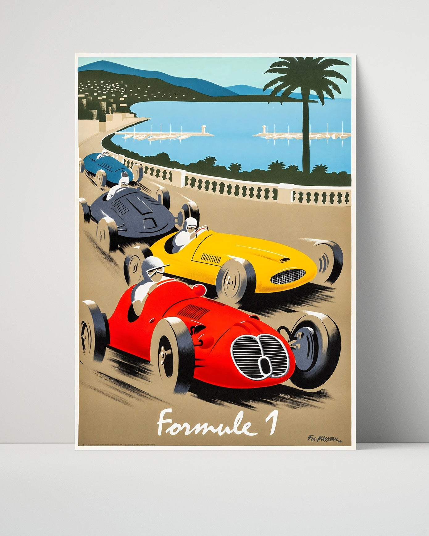 Classic Travel Poster - Monaco - Formula 1