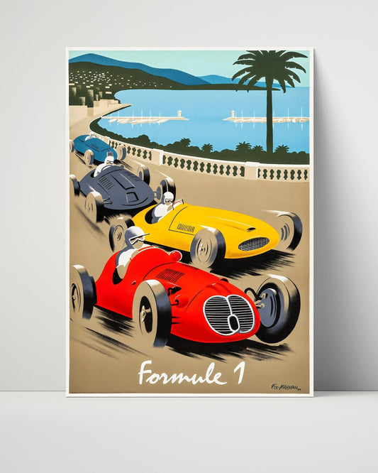 Classic Travel Unframed Poster -  Monaco - Formula 1