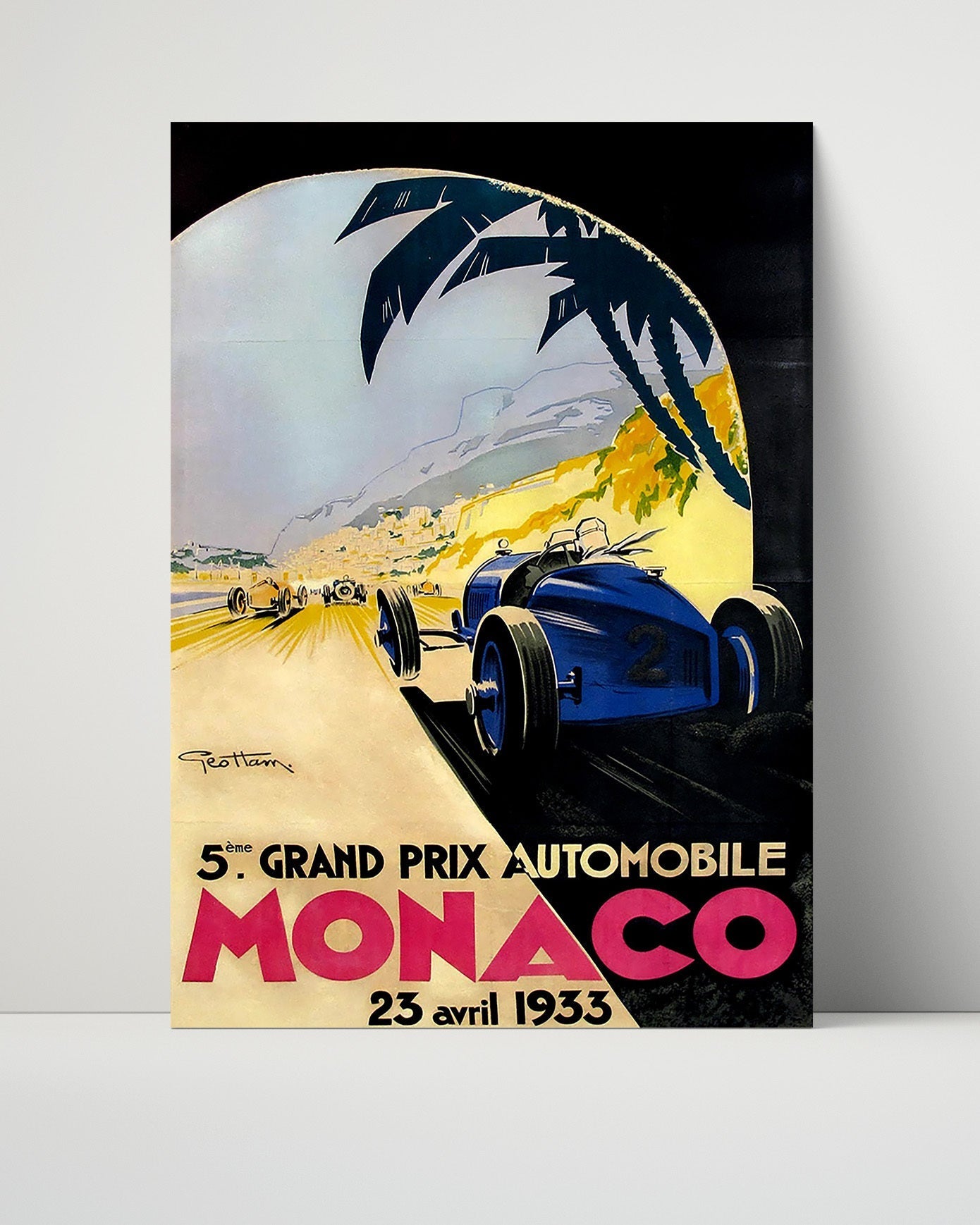 Classic Travel Unframed Poster -  Monaco - Grand Prix