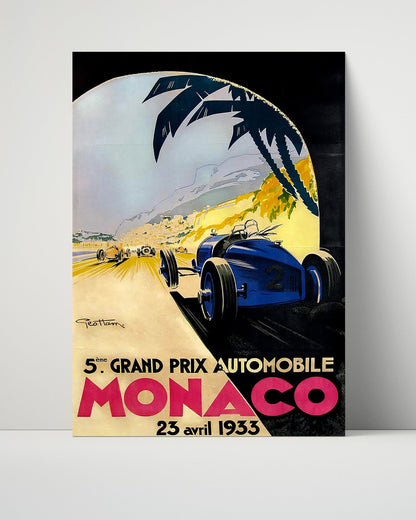 Classic Travel Unframed Poster -  Monaco - Grand Prix