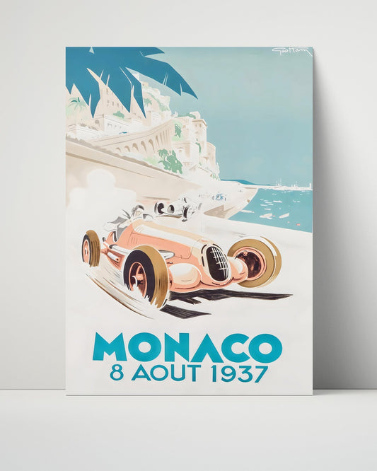 Classic Travel Unframed Poster -  Monaco - Grand Prix 1933
