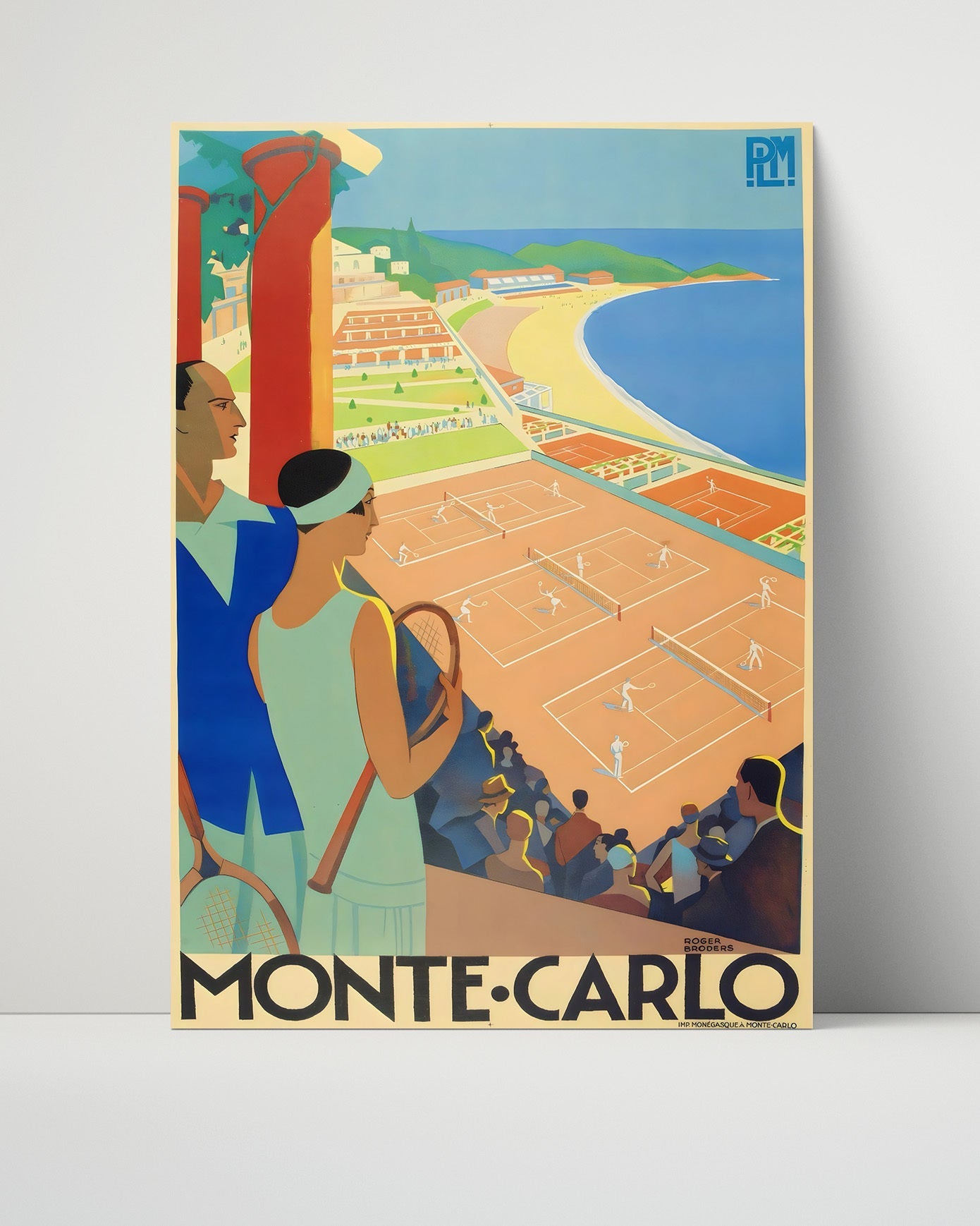 Classic Travel Poster - Monaco - Monte Carlo
