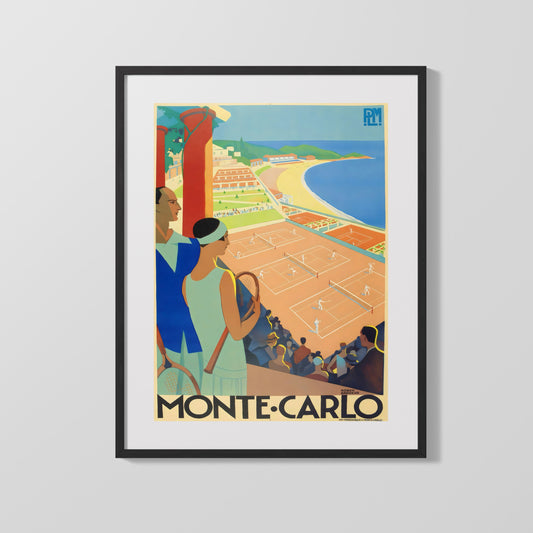 Classic Travel Poster - Monaco - Monte Carlo
