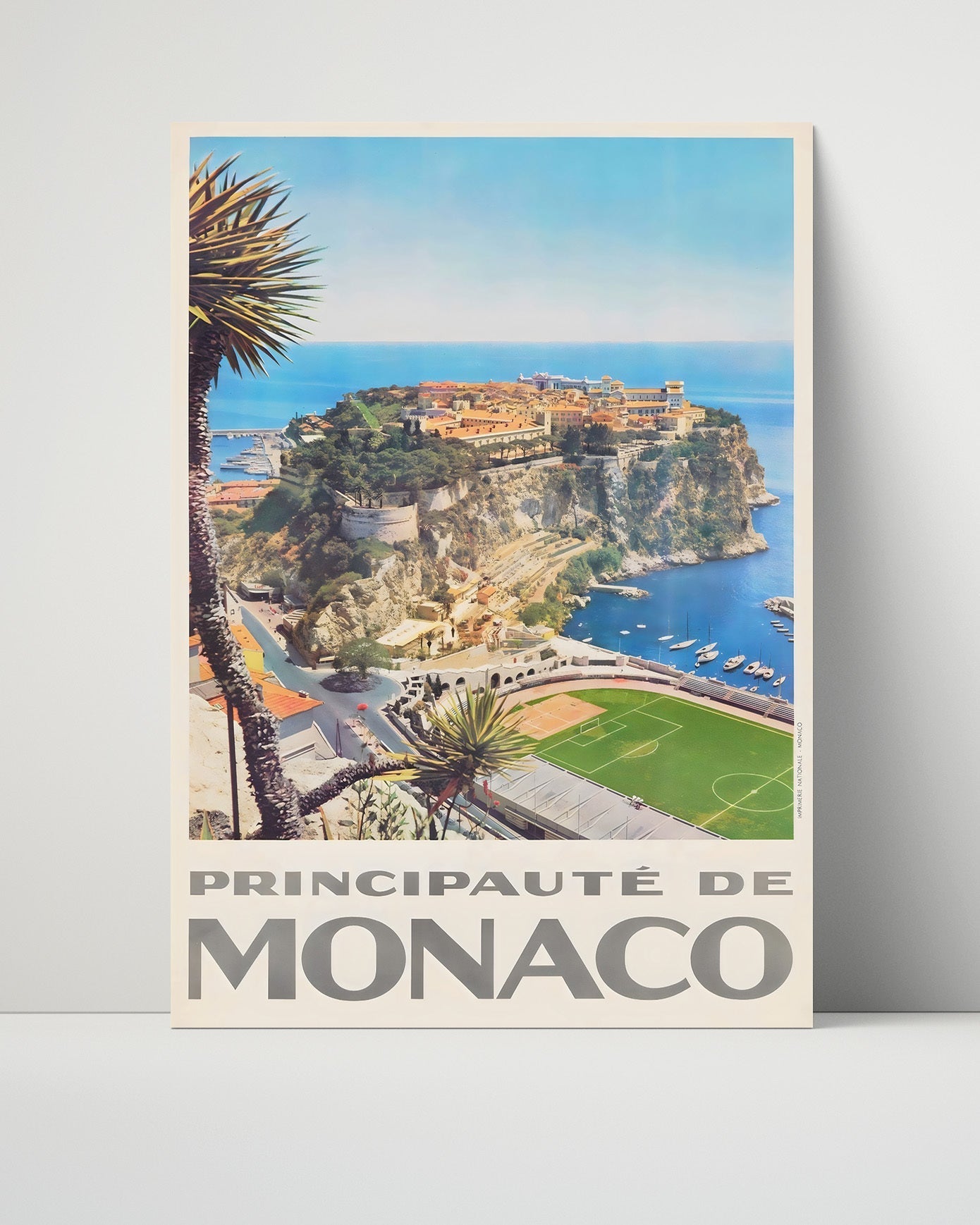 Classic Travel Unframed Poster -  Monaco - Principality