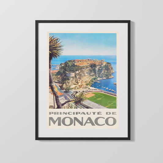 Classic Travel Poster - Monaco - Principality