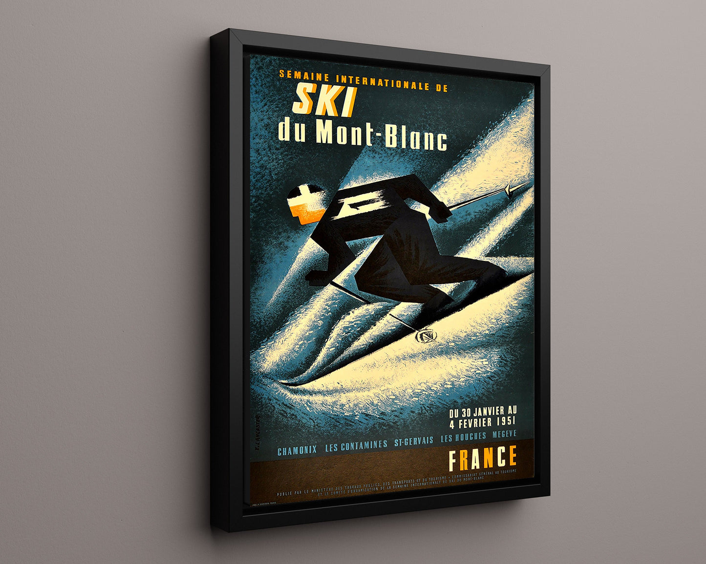 Classic Travel Poster - Mont Blanc - Passy