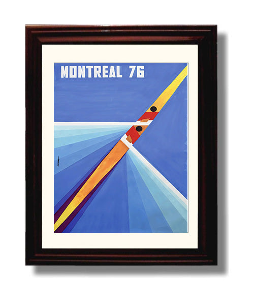 Montreal Olympics 1976 travel poster wall art 8x10 Canvas