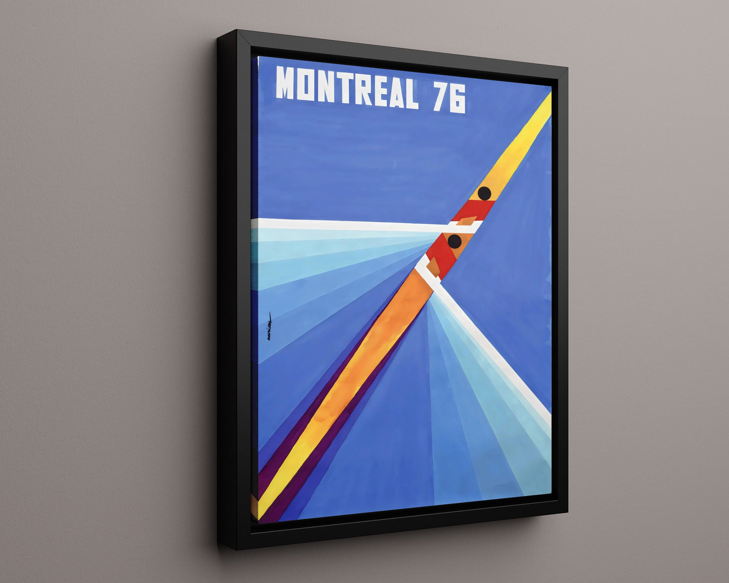 Classic Travel Poster - Montreal - Olympics 1976