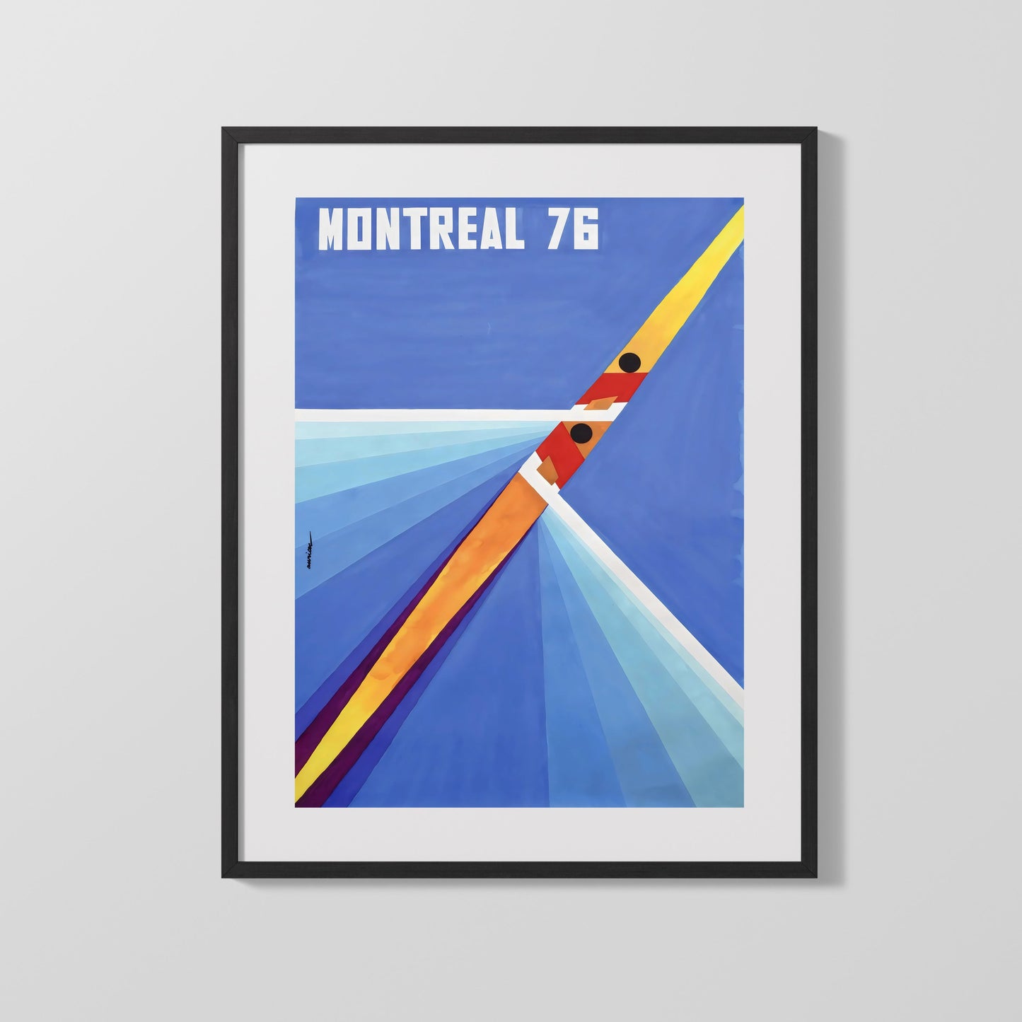 Classic Travel Poster - Montreal - Olympics 1976