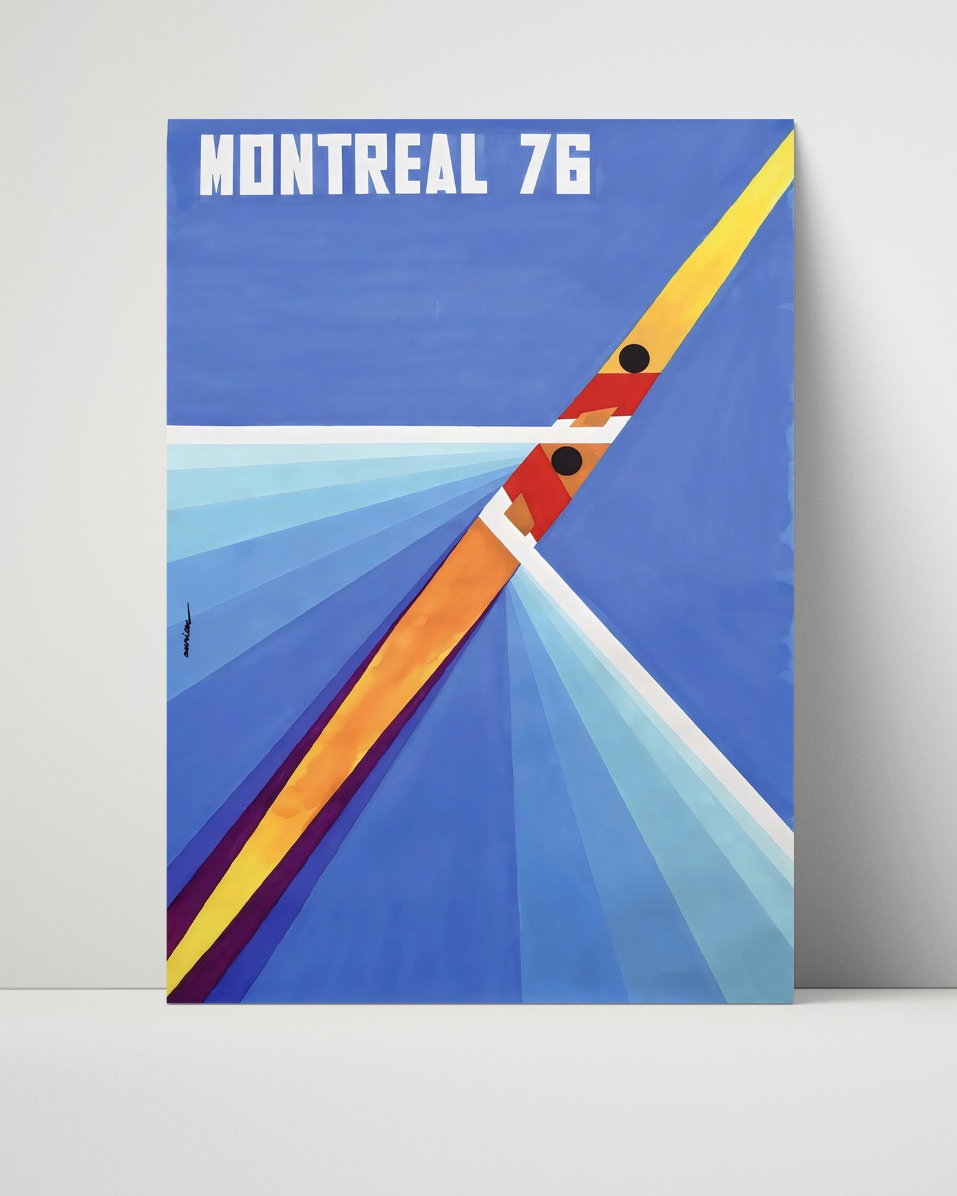 Classic Travel Poster - Montreal - Olympics 1976