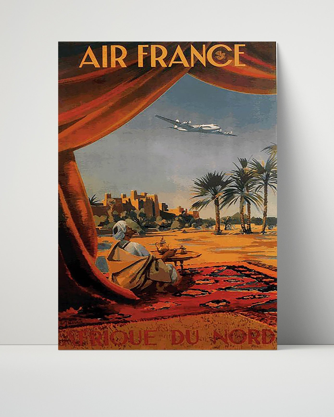 Classic Travel Unframed Poster -  Morocco - Air France Afrique du Nord