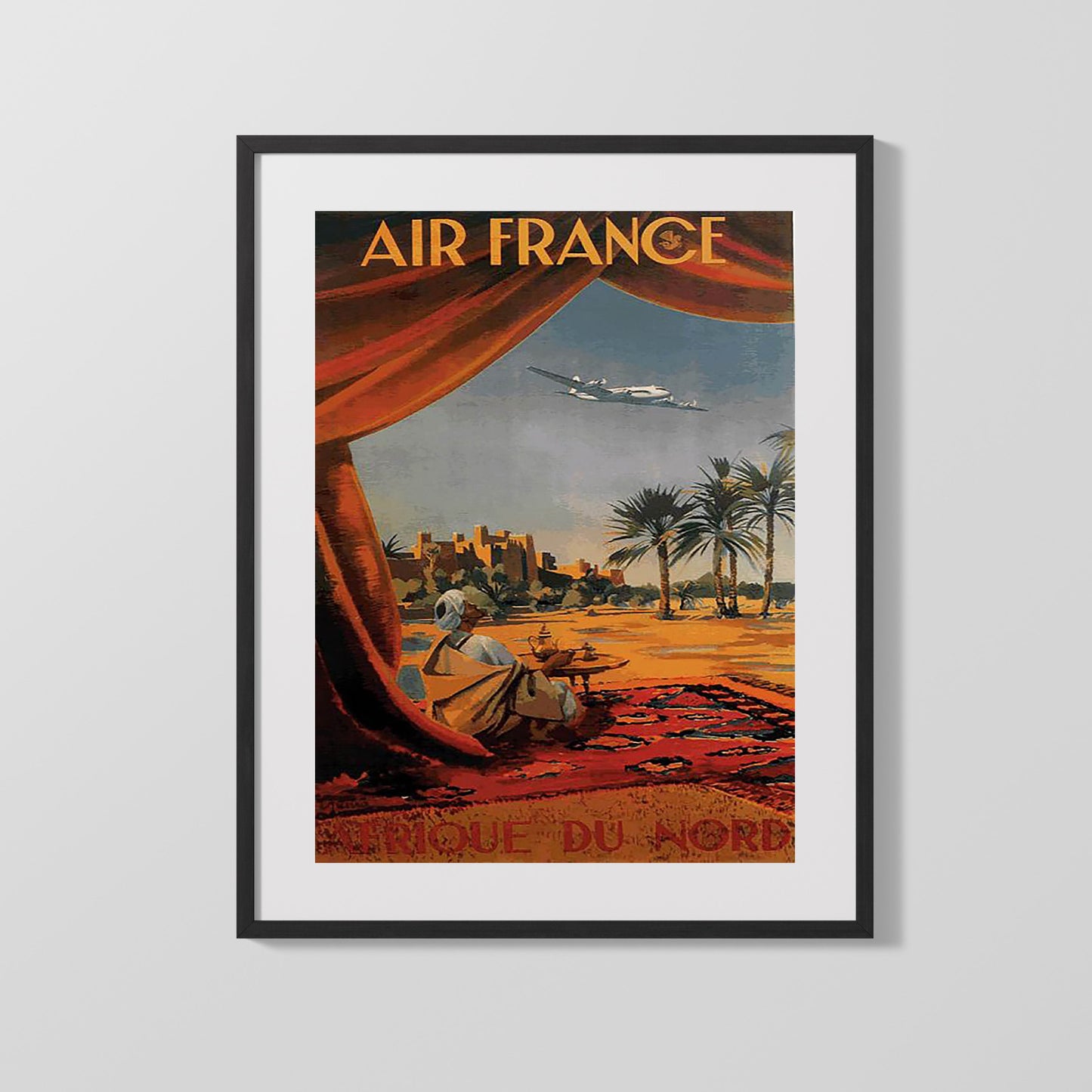 Classic Travel Poster - Morocco - Air France Afrique du Nord