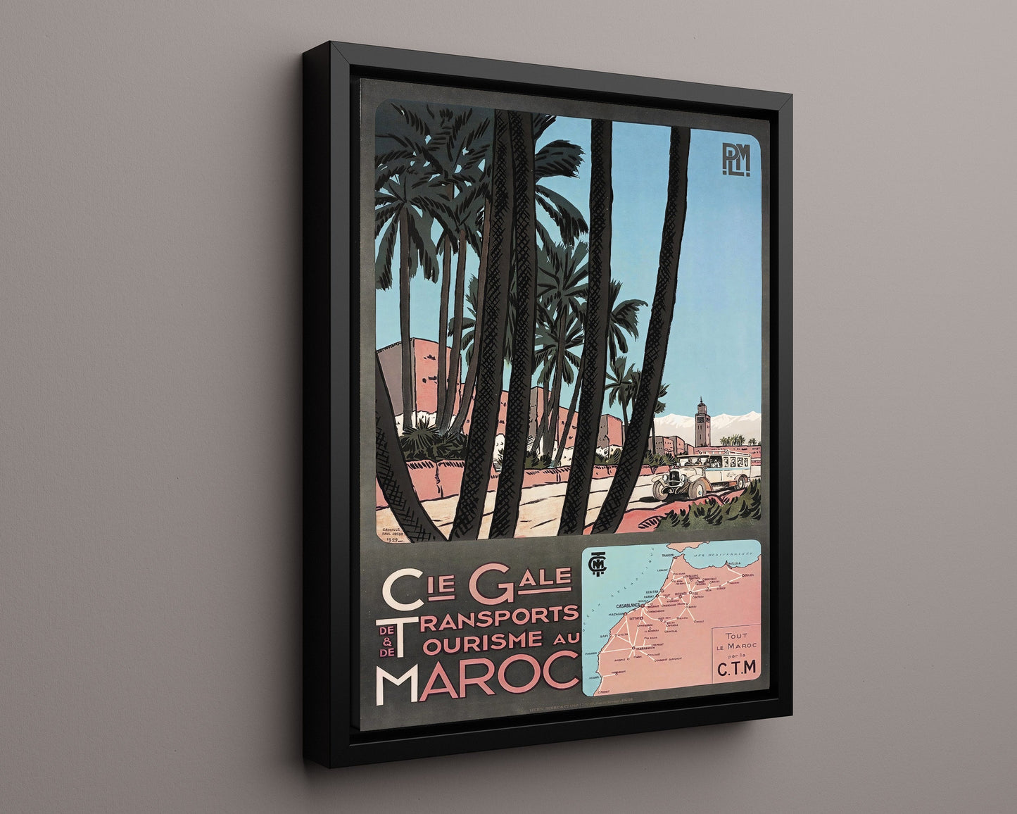 Classic Travel Poster - Morocco - Marrakech