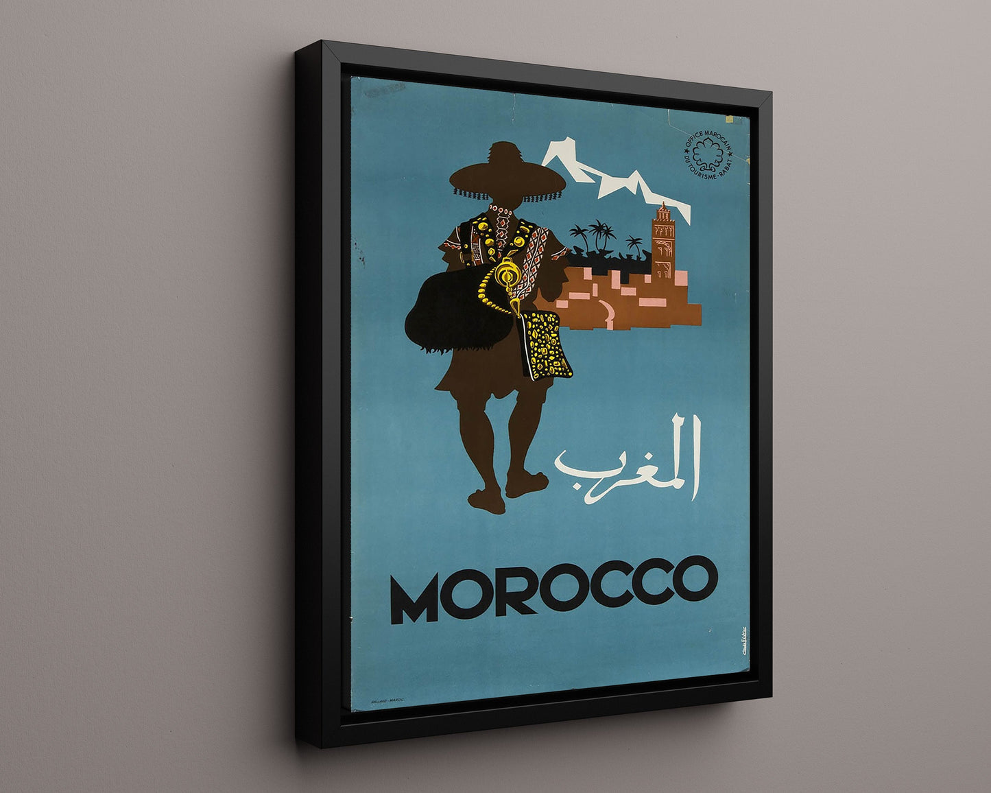 Classic Travel Poster - Morocco - Merchant