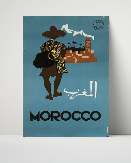 Classic Travel Unframed Poster -  Morocco - Merchant