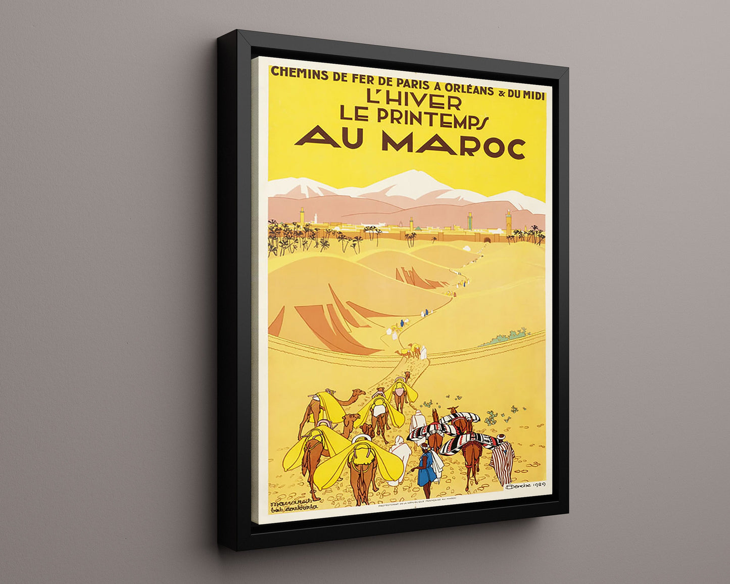 Classic Travel Poster - Morocco - Winter and Spring