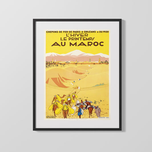Classic Travel Poster - Morocco - Winter and Spring