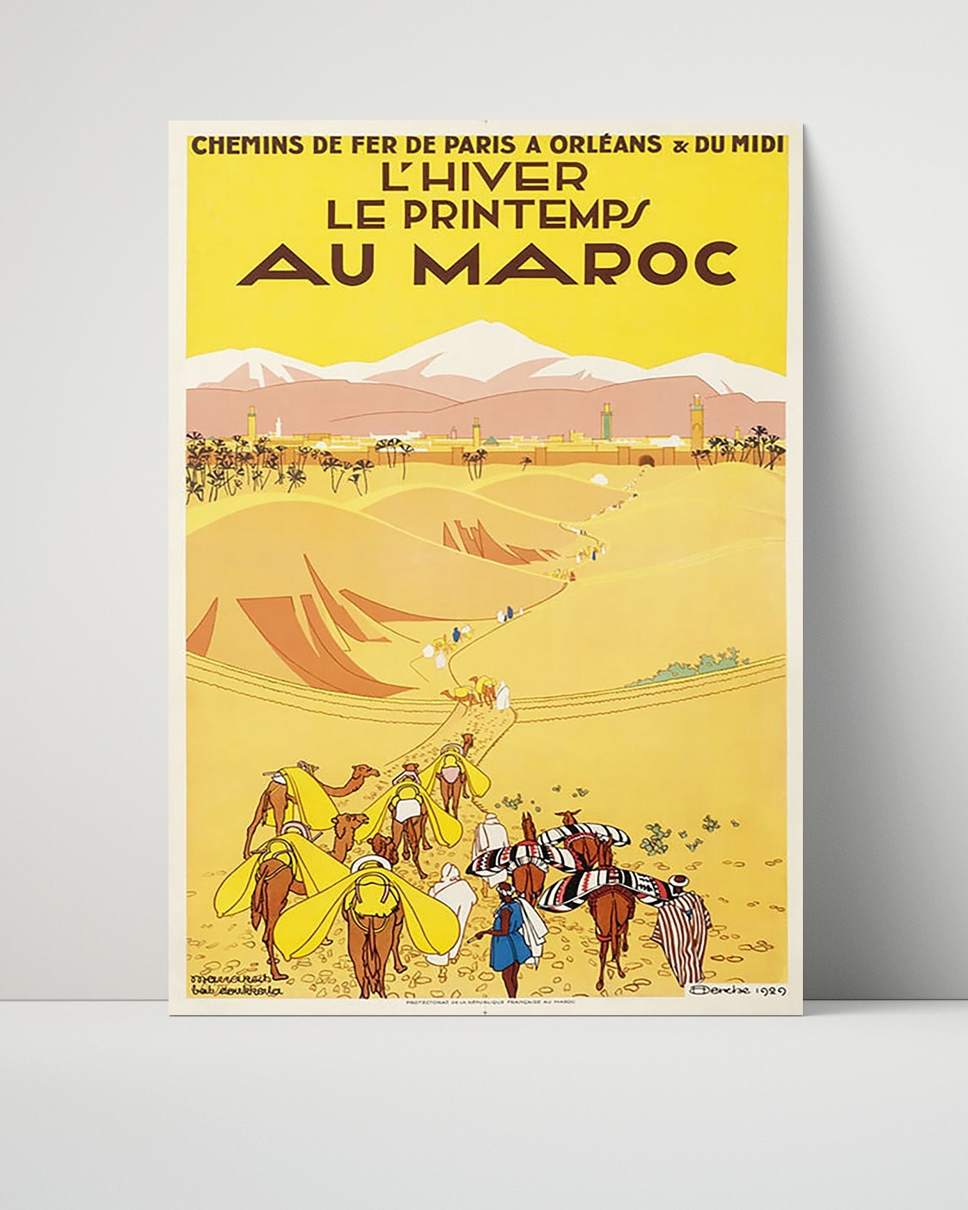 Classic Travel Unframed Poster -  Morocco - Winter and Spring