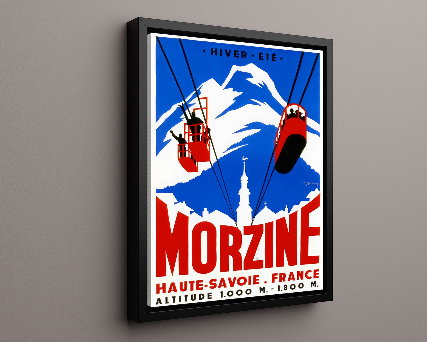 Classic Travel Poster - Morzine France