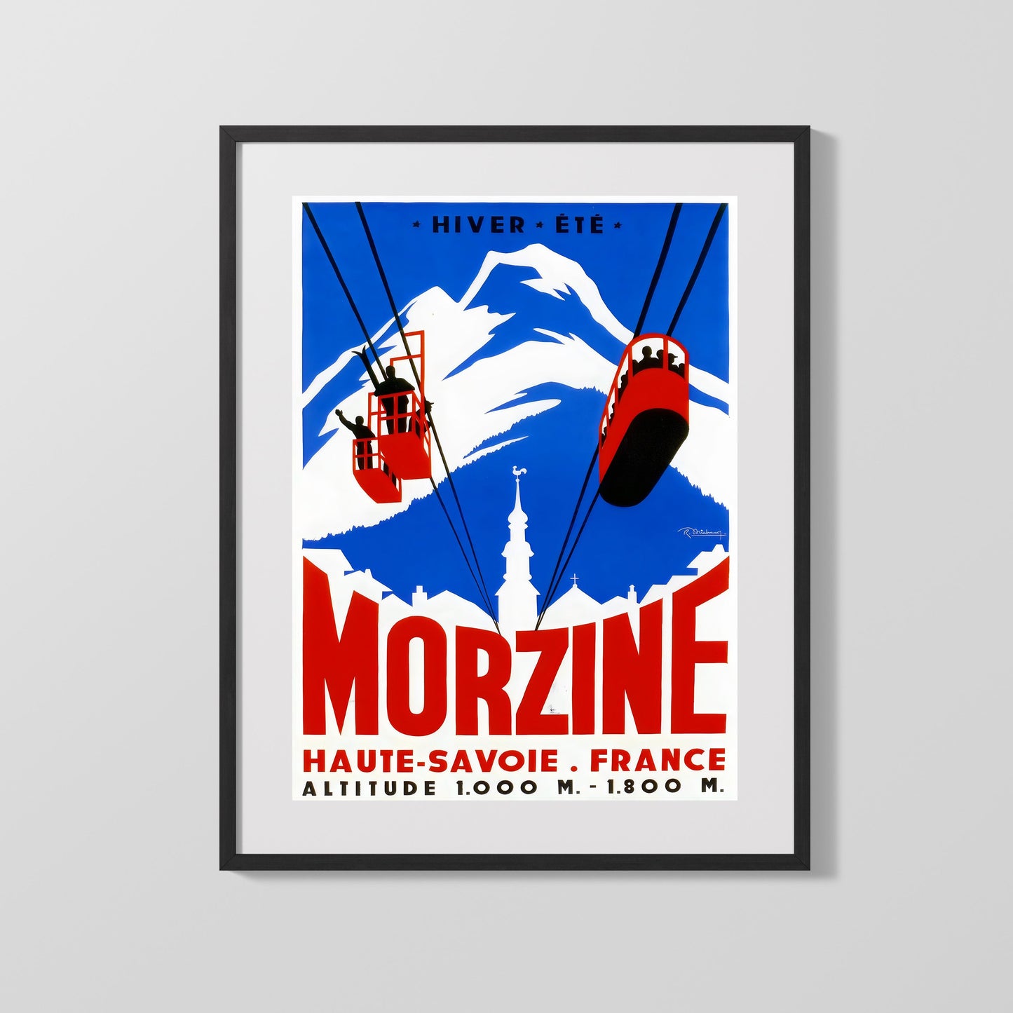 Classic Travel Poster - Morzine France