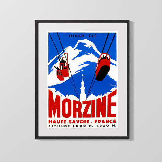 Classic Travel Poster - Morzine France