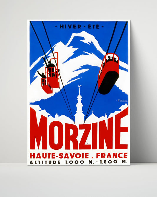Classic Travel Unframed Poster -  Morzine France