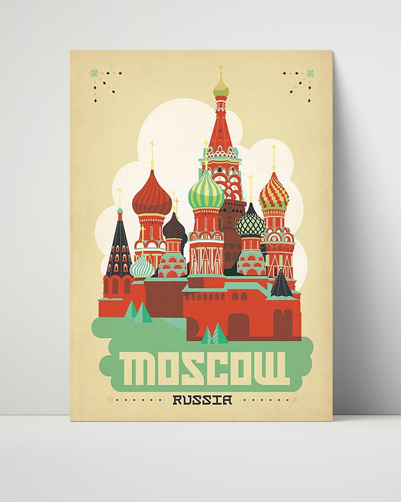 Classic Travel Unframed Poster -  Moscow - Russia