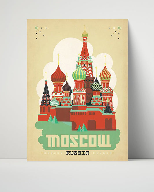 Classic Travel Unframed Poster -  Moscow - Russia