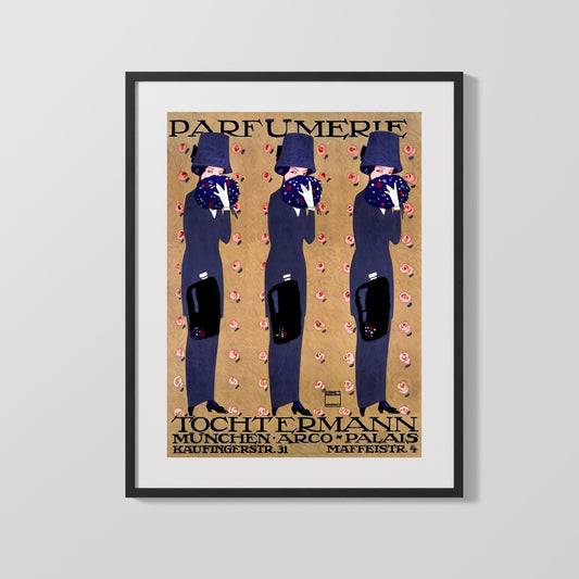 Classic Travel Poster - Munich - Parfumerie