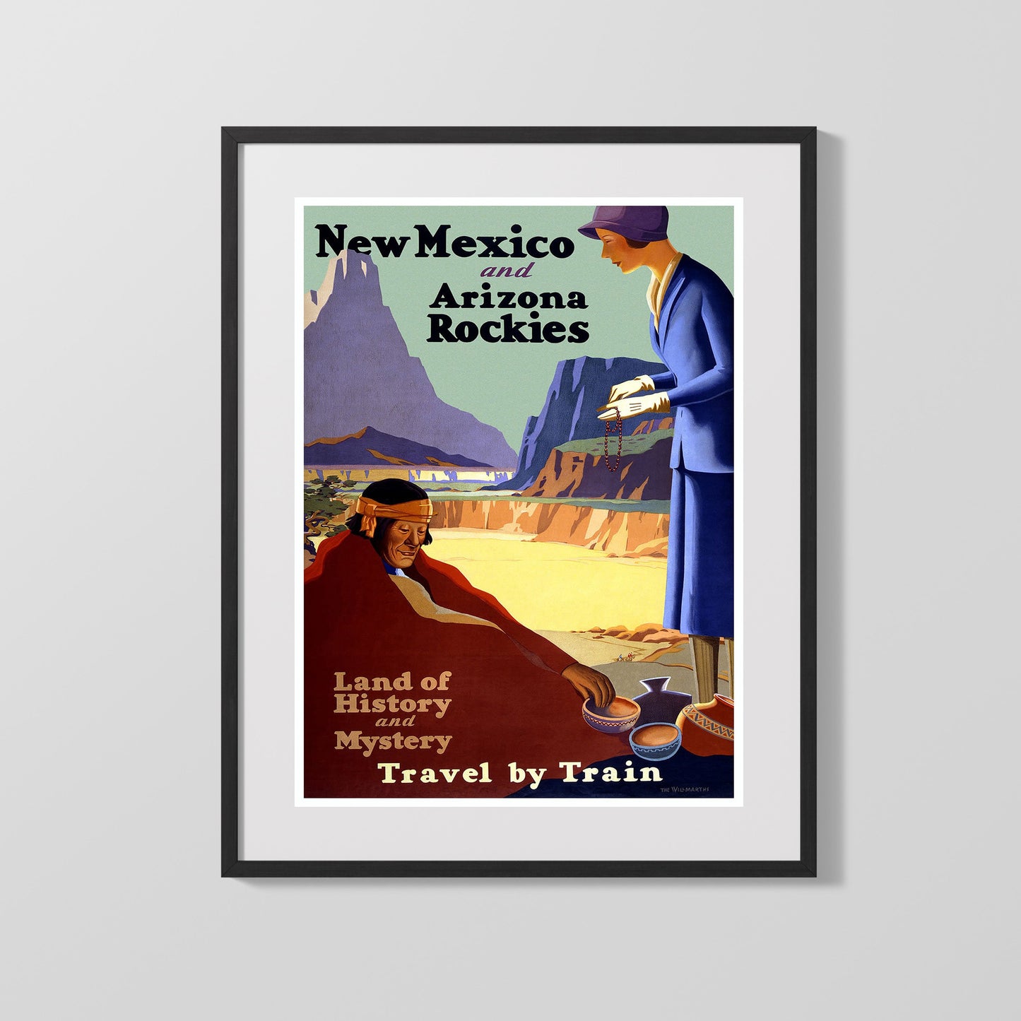 Classic Travel Poster - New Jersey - Seashore
