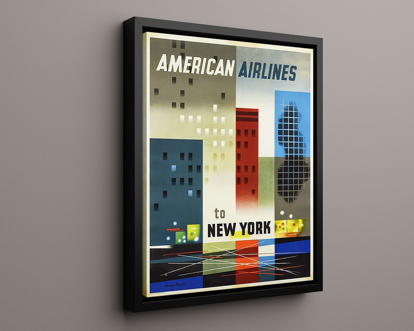 Classic Travel Poster - New York - AerLingus