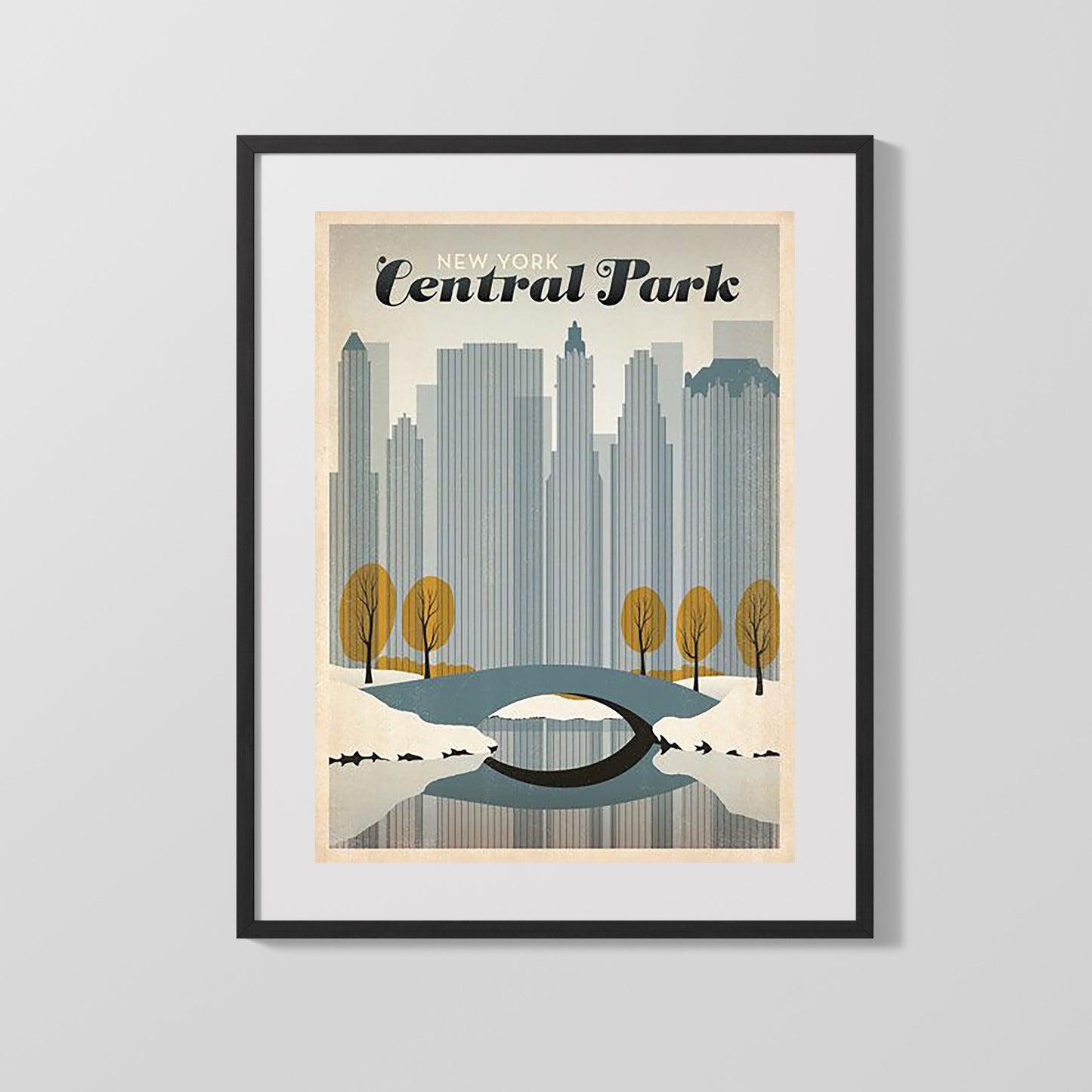 Classic Travel Poster - New York - American Airlines