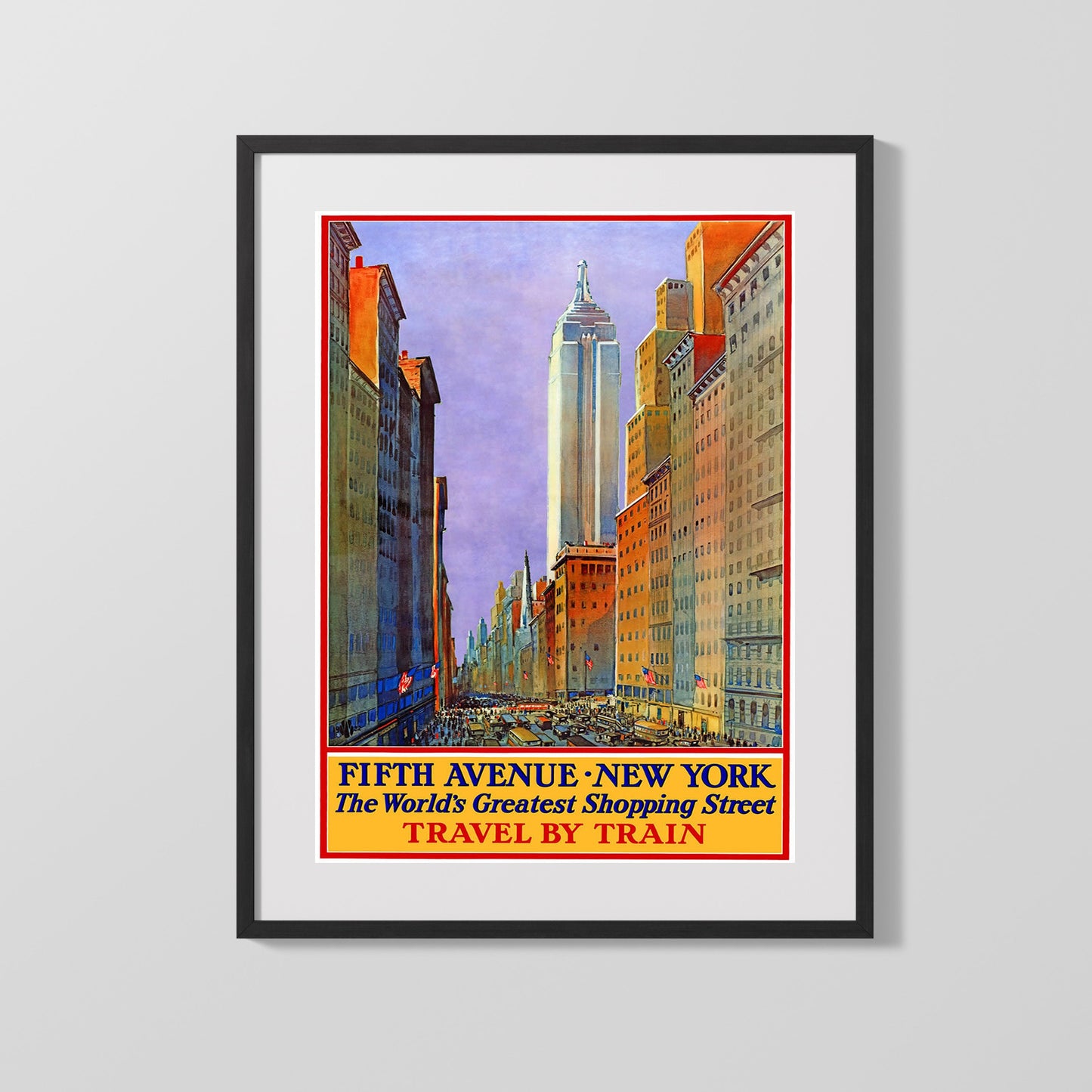 Classic Travel Poster - New York - Central Park