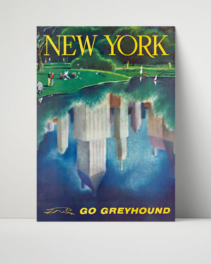 Classic Travel Unframed Poster -  New York City - Statue of Liberty