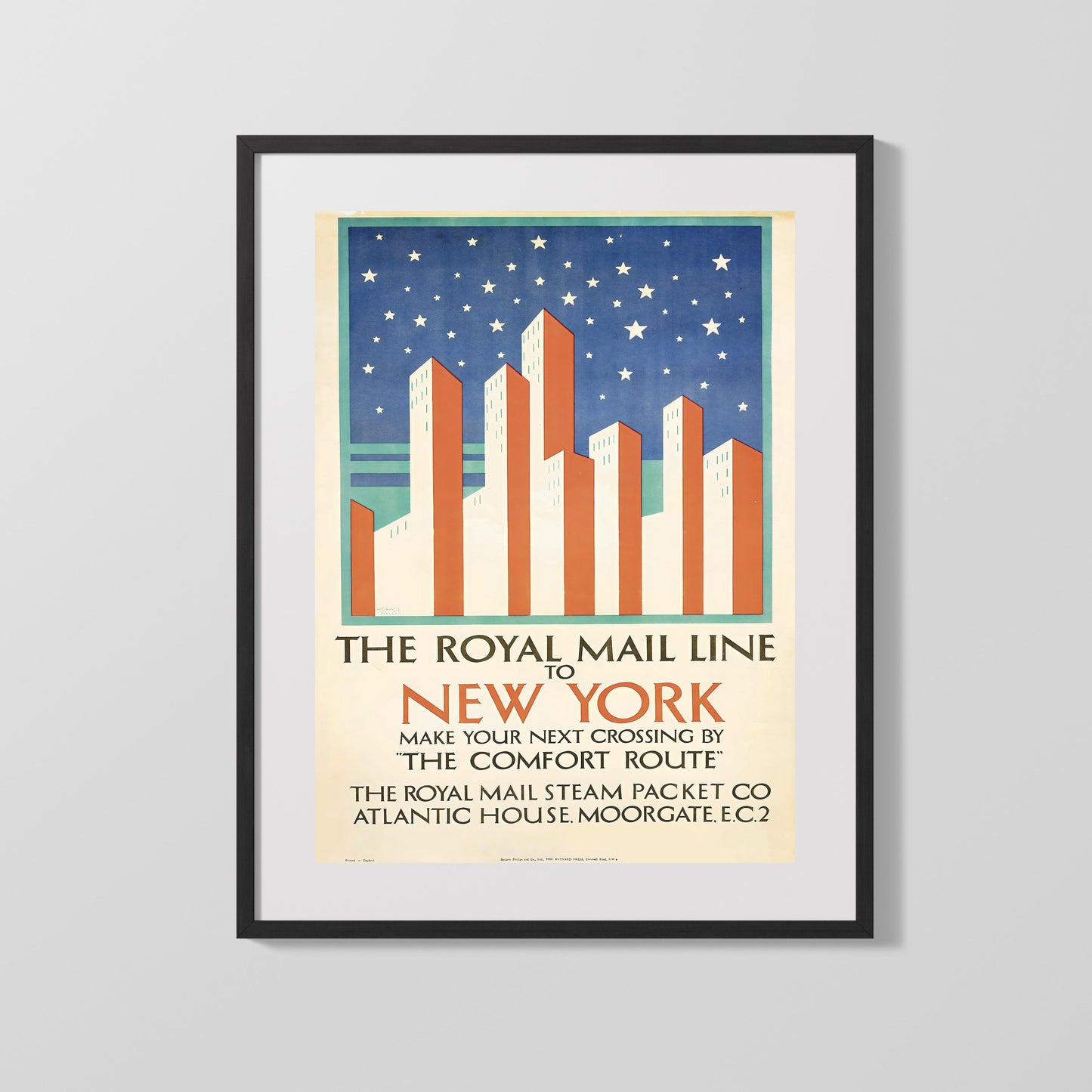 Classic Travel Poster - New York - MunicipalAirports