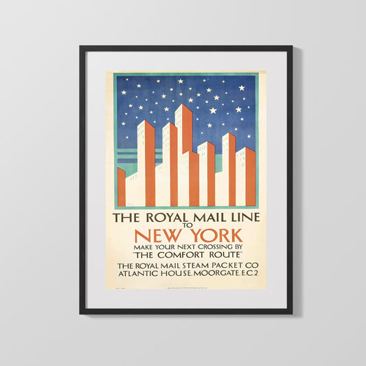 Classic Travel Poster - New York - MunicipalAirports