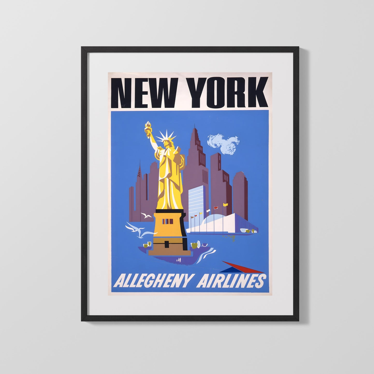 Classic Travel Poster - New York - Pennsylvania Railroad