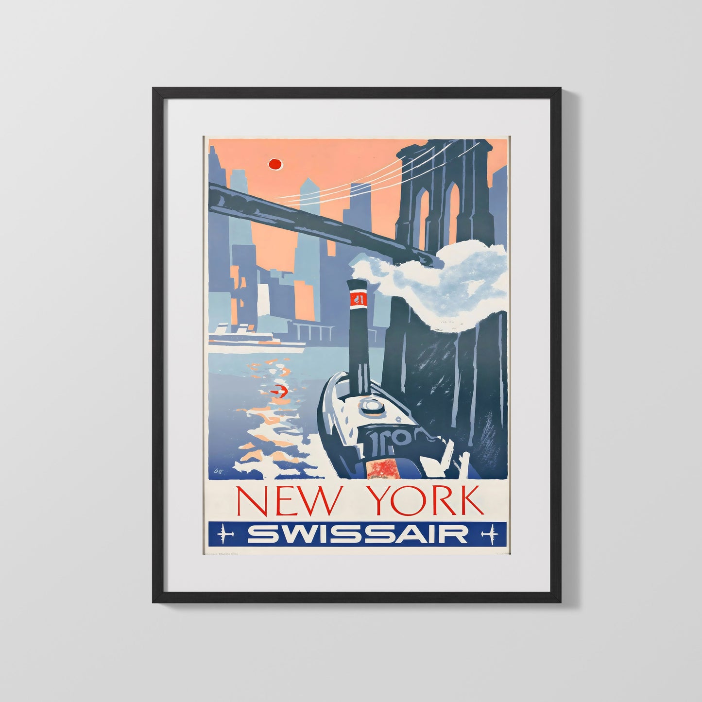 Classic Travel Poster - New York - Royal Mail Line