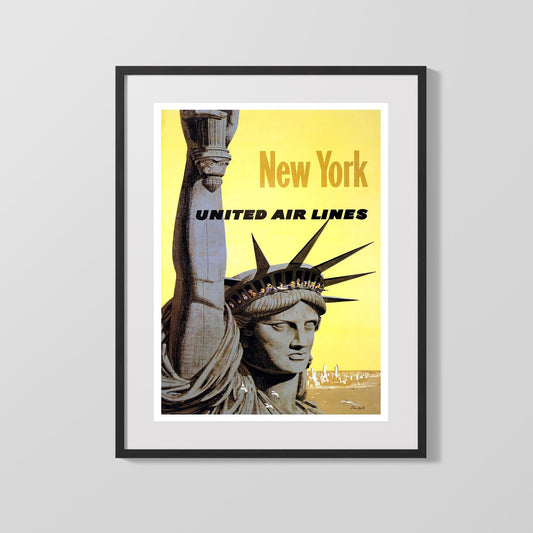 Classic Travel Poster - New York - TWA
