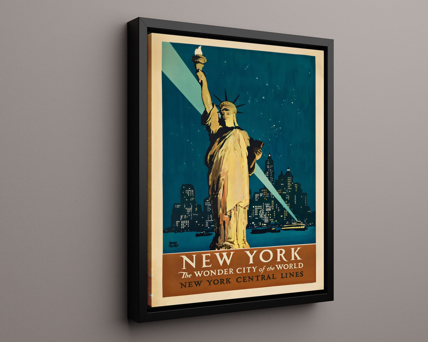 Classic Travel Poster - New York - UnitedAirlines